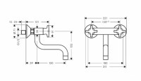 HANSGROHE LOGIS COCINA PARED